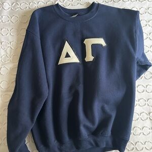 Delta Gamma letters crewneck